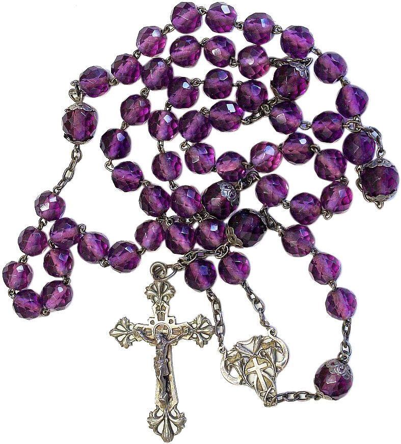 All Antique And Vintage Rosaries That I List Come From - Necklace (870x870), Png Download
