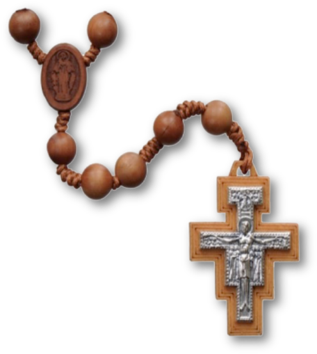 The Seraphic Rosary Of The Seven Joys Of Mary - Cross (498x611), Png Download