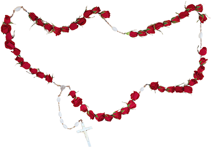 Rosary - Rosary Garland Of Roses (430x430), Png Download