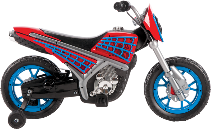 Marvel® Ultimate Spider Man® Motorcycle 6 Volt Battery - Spiderman 6 Volt Motorcycle (820x648), Png Download