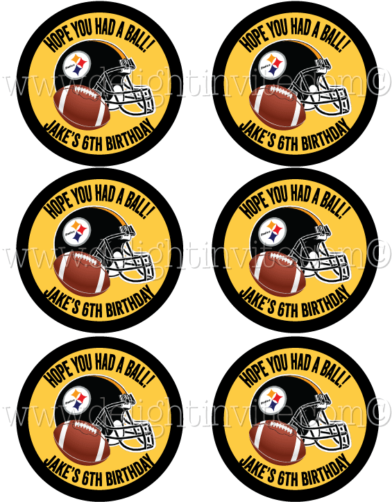 Pittsburgh Steelers Football Sticker Tags - Pittsburgh Steelers (614x794), Png Download