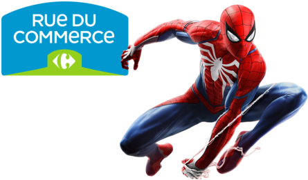 Le New York De Marvel Est Votre Terrain De Jeu - Spider Man Ps4 Render (500x300), Png Download