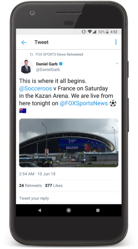 @foxsportsnews Uses Grouptweet To Automatically Retweet - Mobile Phone (339x600), Png Download