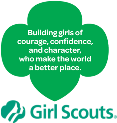 Girl Scout Troop - Girl Scout Mission (388x410), Png Download