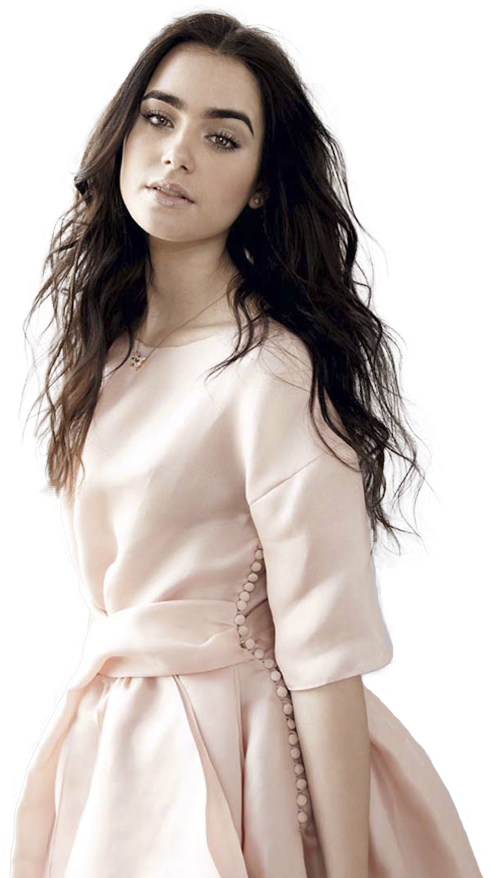 Lily Collins Png By Champagnelights-d5es93a - Lily Collins No Background (794x1012), Png Download