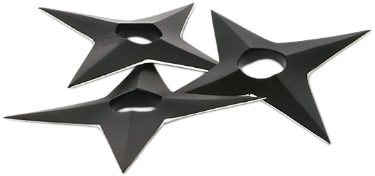 Obraz Shurikens Plittr Wiki - Ninja Shuriken (540x254), Png Download