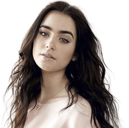Stella Magazine Lily Collins (794x417), Png Download