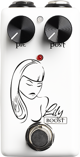 27% Price Drop - Red Witch Lily Clean Boost Pedal (342x591), Png Download