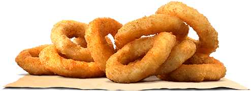 Deliciousness Comes Full Circle - Burger King Onion Rings Png (500x540), Png Download