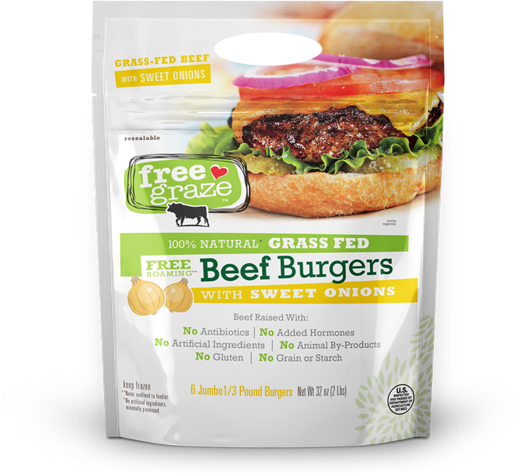 Free Graze Sweet Onion - Hamburger (1000x750), Png Download
