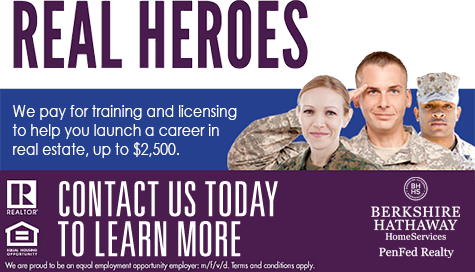 Veterans, Military Personnel And Spouses Offered Training - Berkshire Hathaway (475x272), Png Download