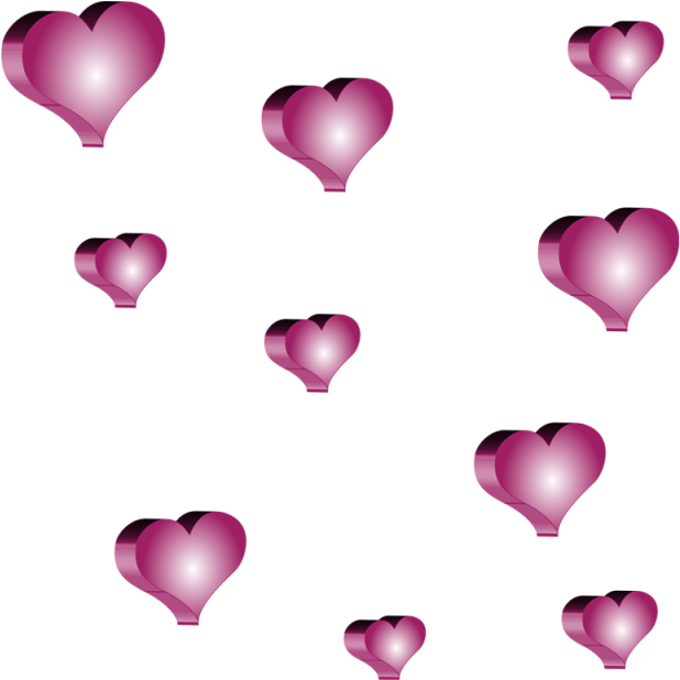 3d Símbolos Fondo Amor - Love Symbols Png (640x640), Png Download
