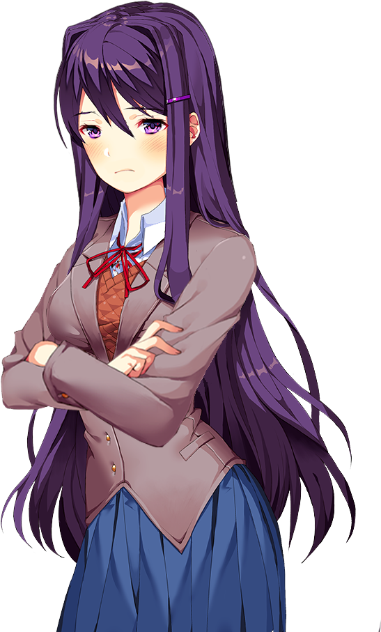 View Samegoogleiqdbsaucenao 680 , - Doki Doki Literature Club Yuri (680x927), Png Download