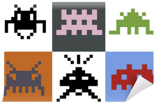 Space Invaders (400x400), Png Download