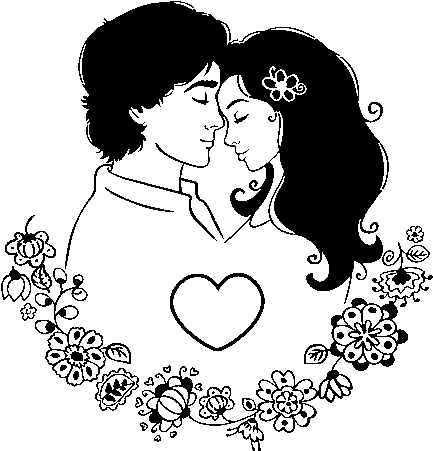 Dibujo De Amor Perfecto Para Colorear - El Amor Perfecto (600x470), Png Download