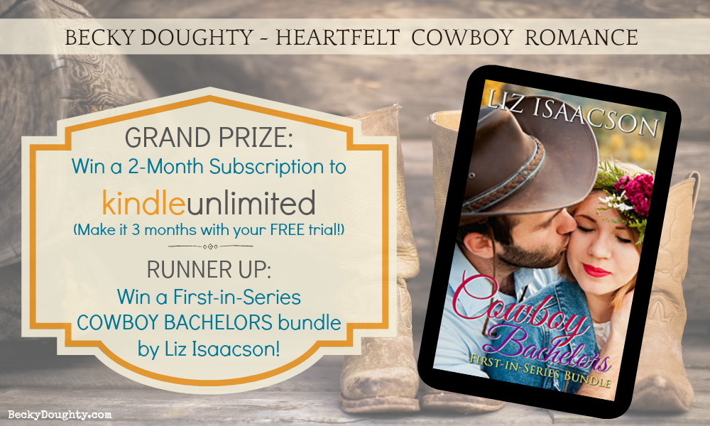 Kindle Unlimited Giveaway Liz Isaacson Cowboy Bachelors - Hero's Heart [book] (1000x600), Png Download