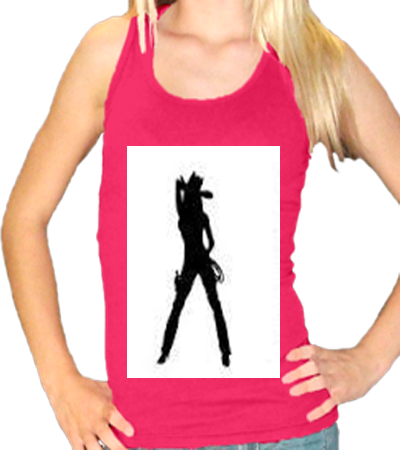 Country Girls Grip N' Ride City Girls Slip N' Slide - Cowboy Girl Wall Art Sticker Decal, Black, Size Medium (400x450), Png Download