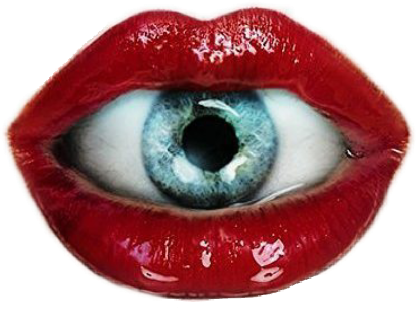 Katyperry Witness Katy Perry Eye Mouth Redlips Red (827x622), Png Download