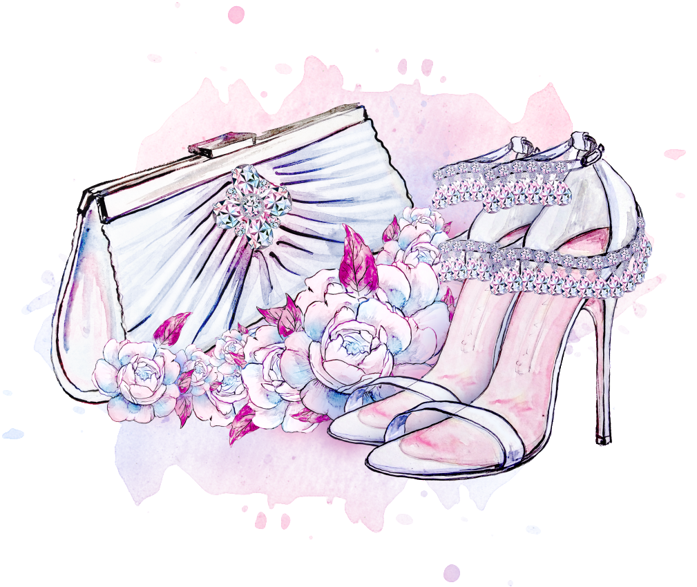 Romantic High Heel Hand Bag Png - Shoe (1024x849), Png Download