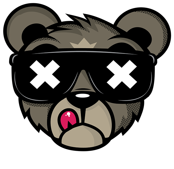 Crew Five Cali Bear On Student Show - Sticker Bomb Jdm Bandit Assis Geogrge (600x600), Png Download