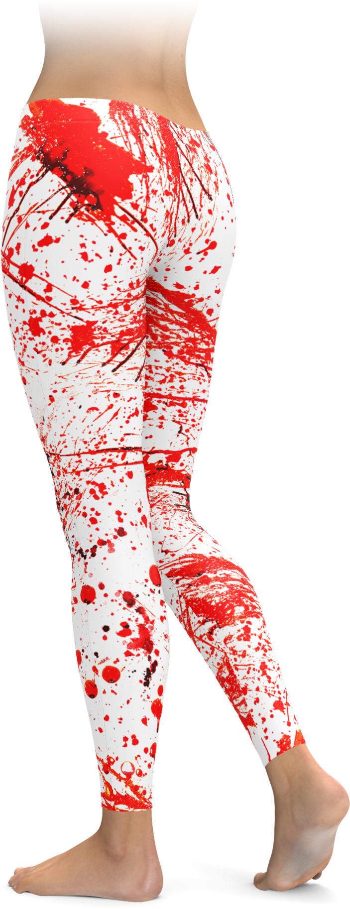 Blood Splatter Zombie Png For Kids - Leggings (1692x2048), Png Download