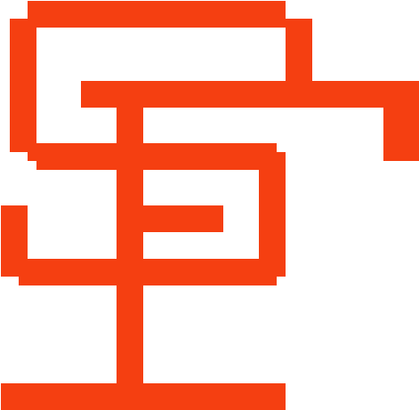 Sf Giants Baseball Logo - Cross (610x550), Png Download