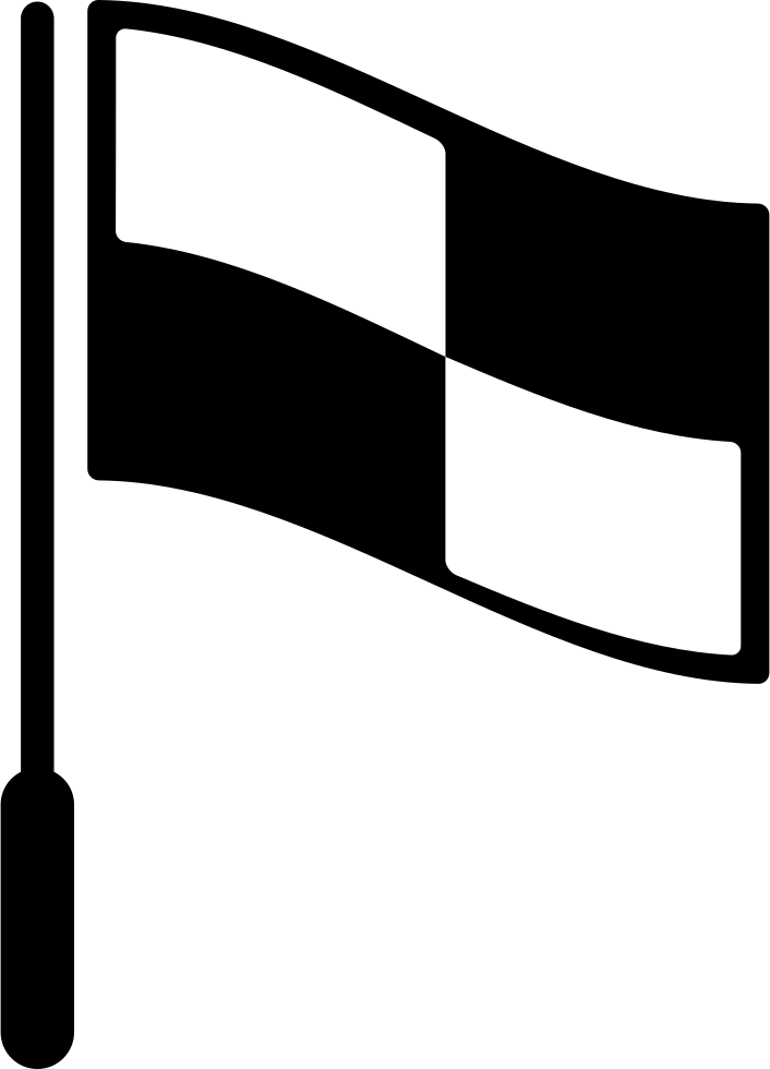 Sportive Checkered Flag Tool - Flag (706x980), Png Download
