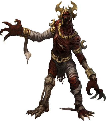 Monster-004 - Heroes Of Newerth Pharaoh (419x479), Png Download