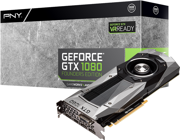 Pny Geforce Gtx Founders - Pny Gtx 1080 Founders Edition (800x800), Png Download