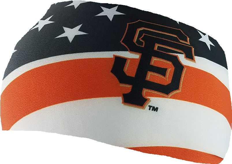 Sf Giants Coolcore Stretch With Flag - Beanie (1000x1000), Png Download