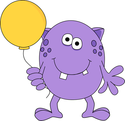 Creature Clipart Birthday Monster Pencil And In Color - Birthday Monster Clip Art (500x482), Png Download