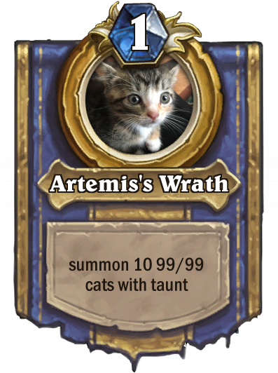Hearthstone Card Generator - Knights Of The Frozen Throne Hunter (400x550), Png Download