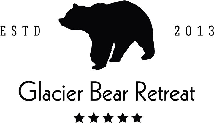 Glacier Bear Logo - Black Bear Silhouette (720x540), Png Download