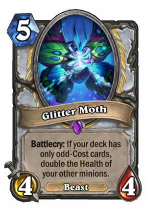 Rating - 3 - 1 - From 2773 Votes - - Glitter Moth Hearthstone (300x429), Png Download