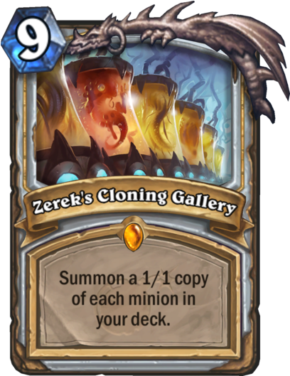 The Design Mandate Behind Legendary Spells, Then, Was - Zereks Cloning Gallery Hearthstone (427x551), Png Download