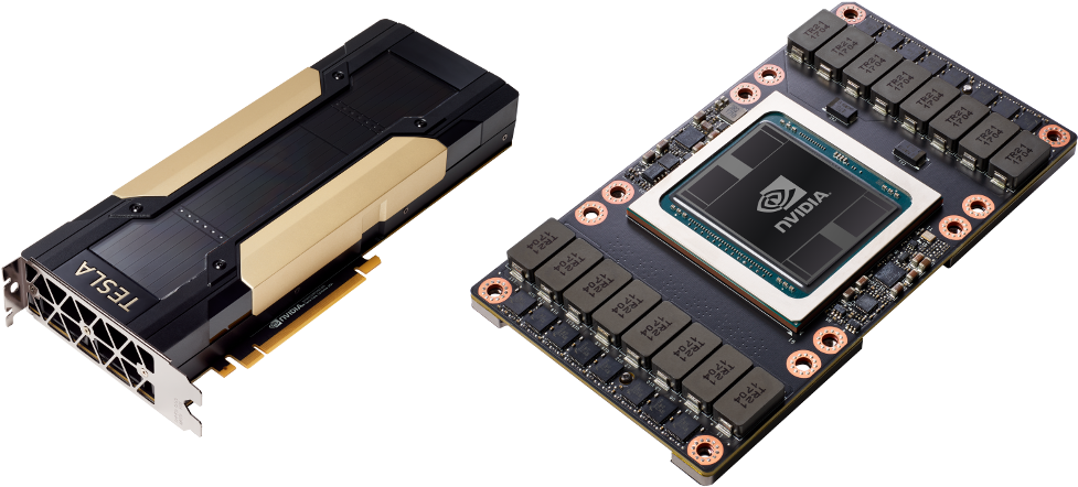 Nvidia Dgx - Nvidia Tesla V100 32gb (1000x442), Png Download
