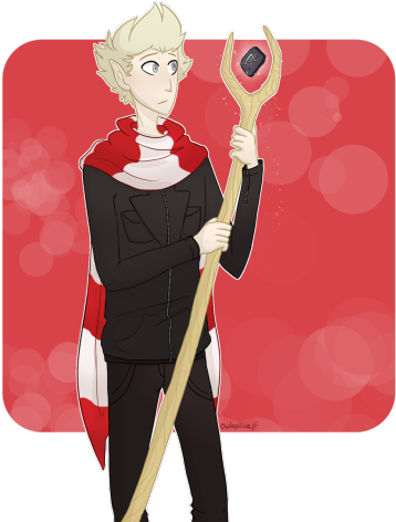 I Saw A Man So Beautiful I Started Crying - Alex Fierro And Magnus Chase Fanart (500x500), Png Download