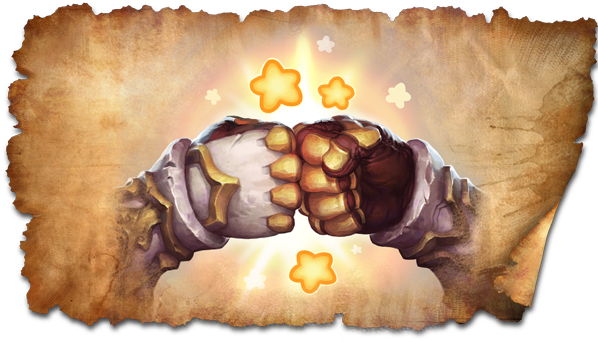 Inblog 10 Hs Lw - Tag Team Hearthstone (600x351), Png Download