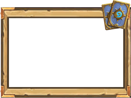 Zerging Overlay Hearthstone Chatframe - Hearthstone (453x340), Png Download
