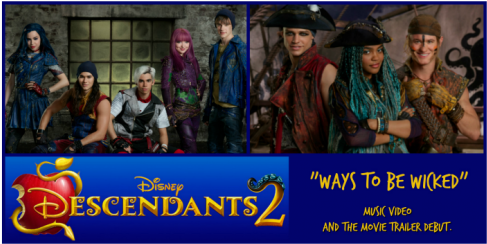 0 - Descendants 2 Disney Channel Movie Soundtrack Pvg Bk (678x381), Png Download