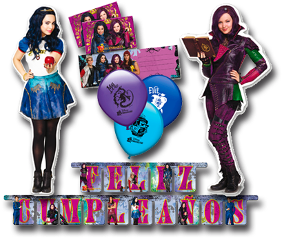 Verbetena Linea Descendants Dn328 Sweet Press - Invitaciones Los Descendientes Con Sobre 6 Uds (680x358), Png Download