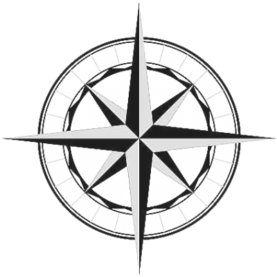 Download Compass Free Png Transparent Image And Clipart - Map Symbols Compass Rose (400x452), Png Download