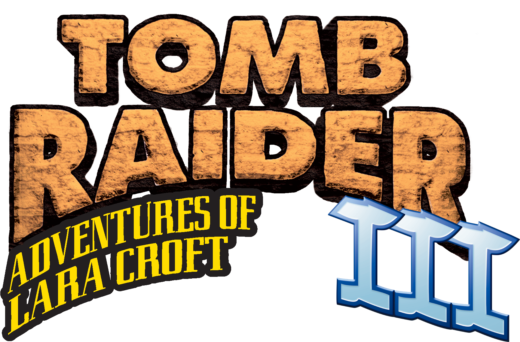 Tomb Raider Iii - Tomb Raider Iii Adventures Of Lara Croft Logo (1839x1210), Png Download