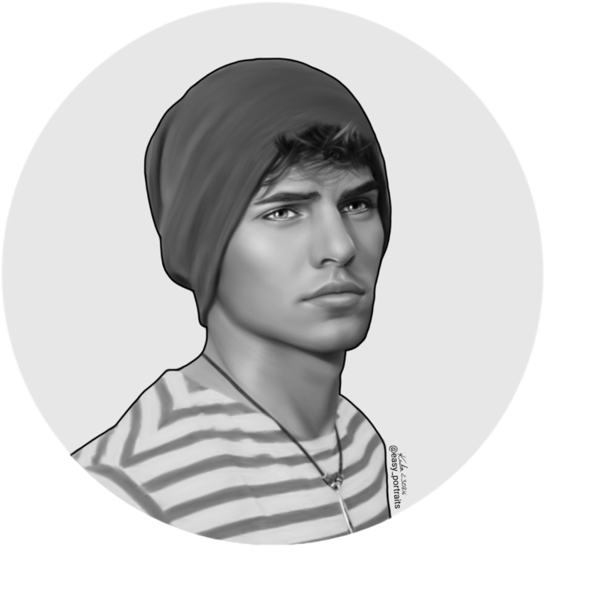 Picture Stock Dante By Portraits On Deviantart Easyportraits - Drawing (894x894), Png Download