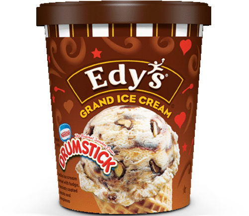 Nestlé® Drumstick® Sundae Cone Cups - Edy's Ice Cream (500x480), Png Download