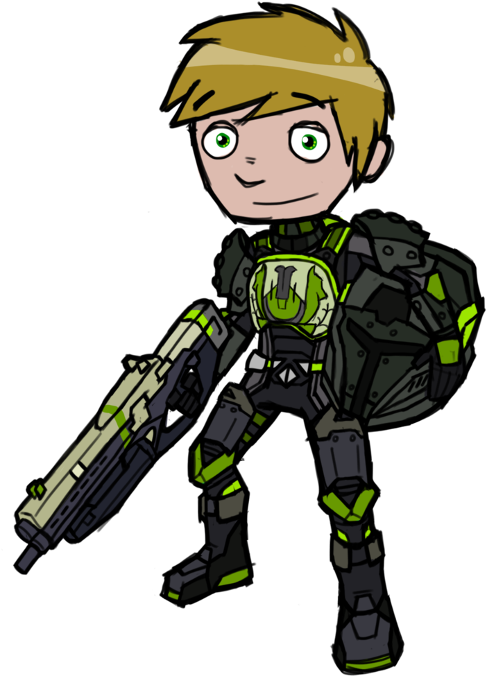 Destiny Titan Greenskull By Scribblefilo On Deviantart - Destiny Exo Drawings Titan (1024x1024), Png Download
