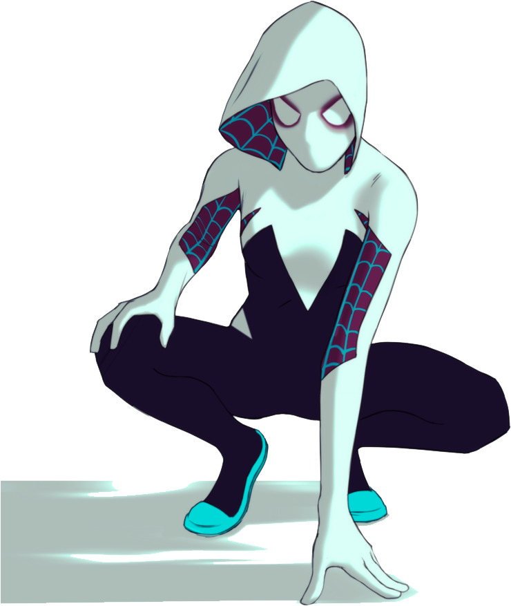 Tumblr Static - Spider Gwen (827x1240), Png Download