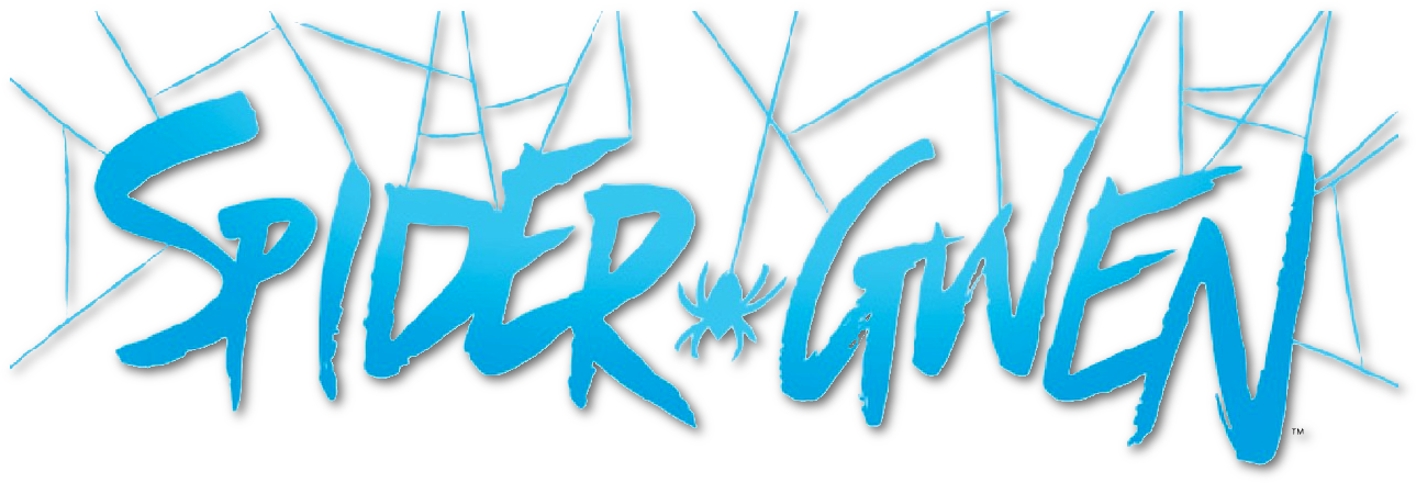 Spider-gwen Logo - Spider Gwen Logo (1294x446), Png Download
