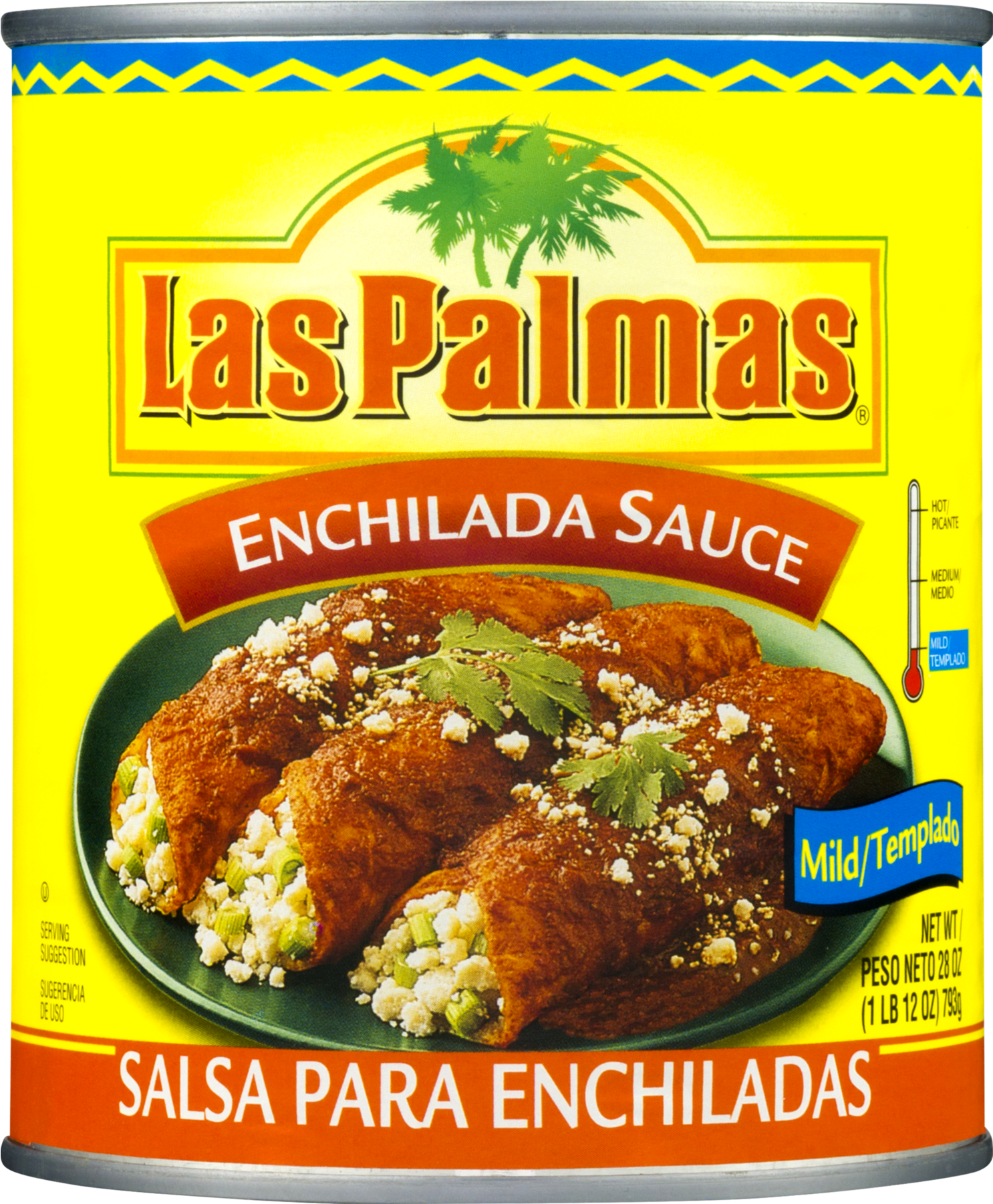 Las Palmas Enchilada Sauce Mild (1800x1800), Png Download