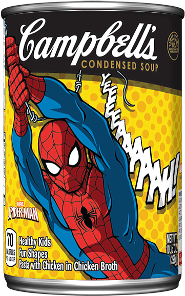 Marvel's Spider Man Classic Spider Man Series Campbell - Spider Man Campbell Soup (720x720), Png Download